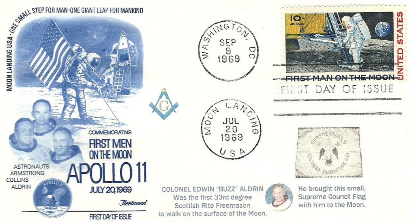 Astronauti Apolla 11 byli Svobodní zednáři
