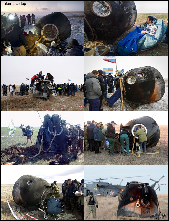 Sojuz po přistání